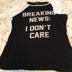 I don’t care shirt-super soft & comfy